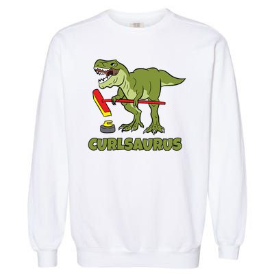 Curlsaurus Curler Dinosaur Sport Garment-Dyed Sweatshirt