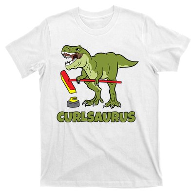 Curlsaurus Curler Dinosaur Sport T-Shirt