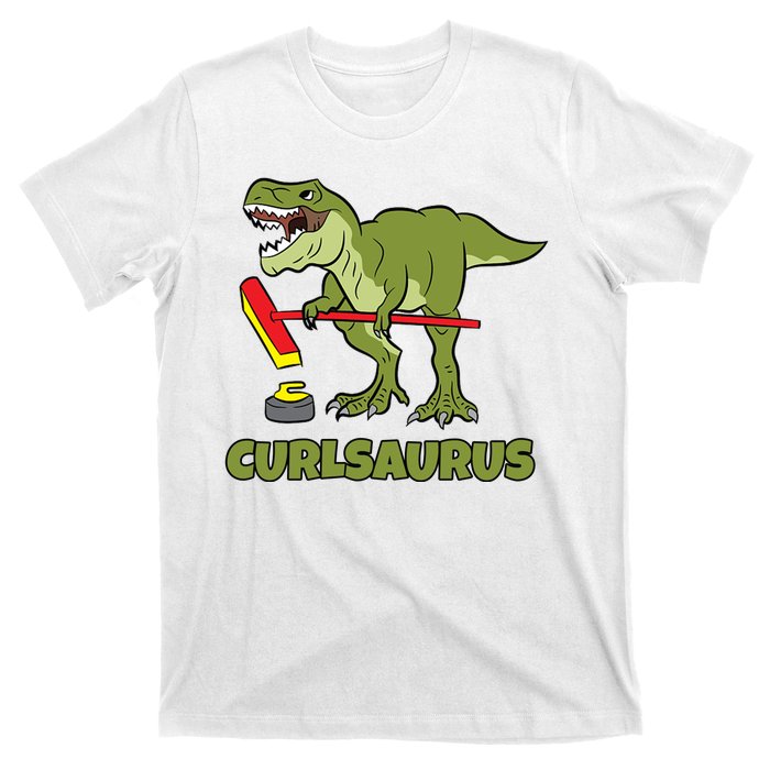 Curlsaurus Curler Dinosaur Sport T-Shirt