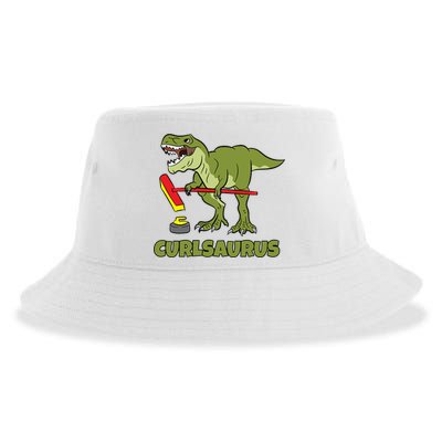 Curlsaurus Curler Dinosaur Sport Sustainable Bucket Hat