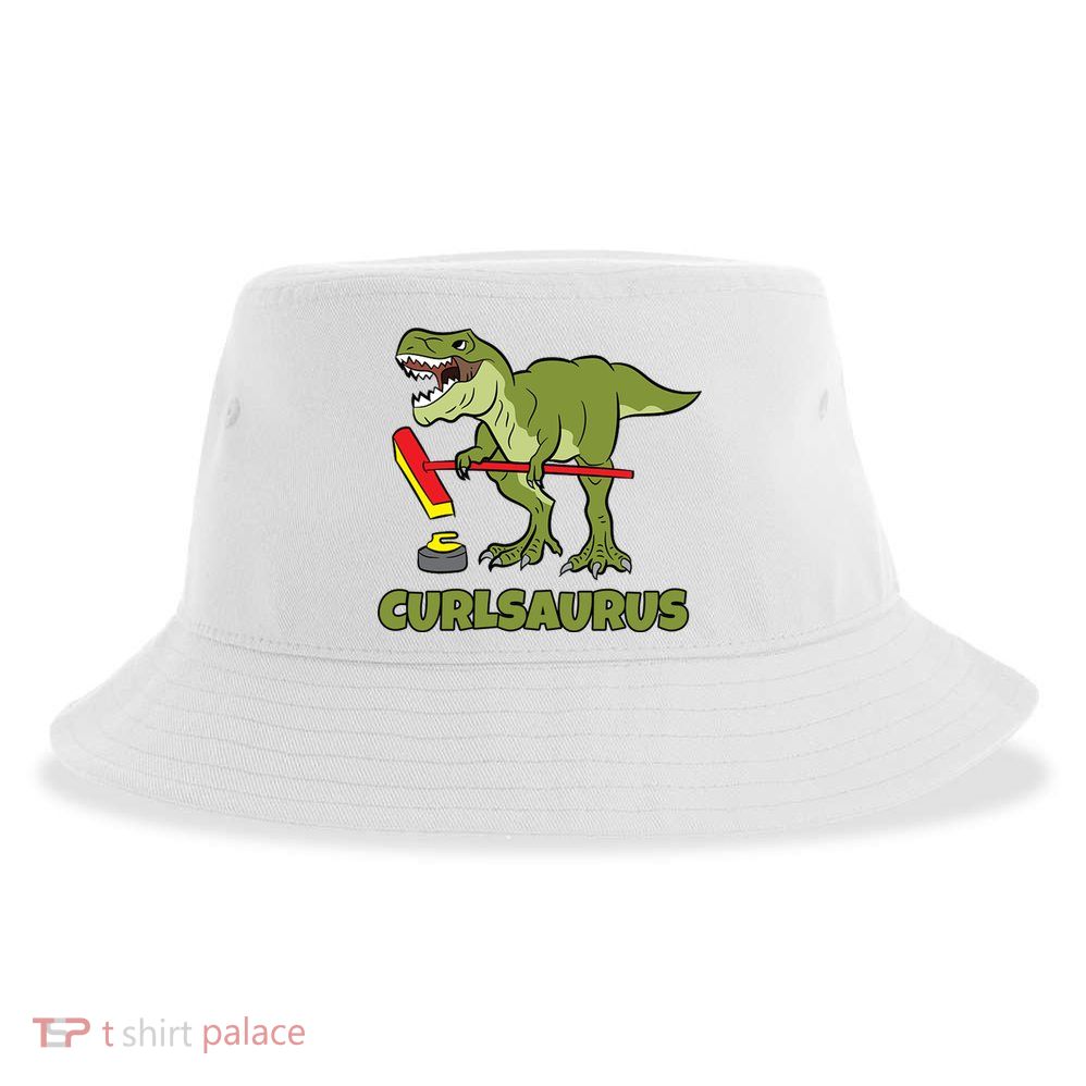 Curlsaurus Curler Dinosaur Sport Sustainable Bucket Hat