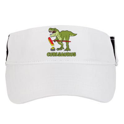 Curlsaurus Curler Dinosaur Sport Adult Drive Performance Visor