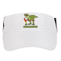 Curlsaurus Curler Dinosaur Sport Adult Drive Performance Visor