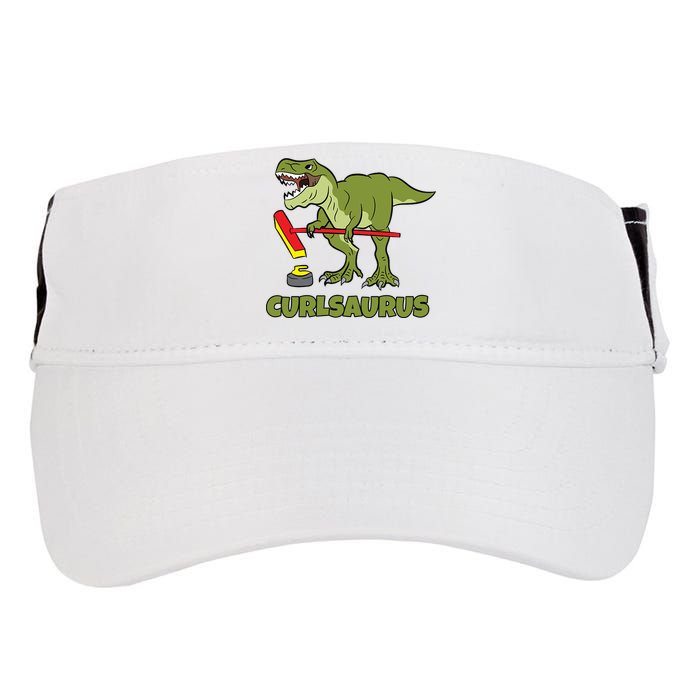 Curlsaurus Curler Dinosaur Sport Adult Drive Performance Visor