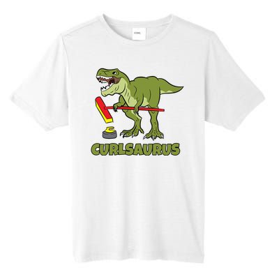 Curlsaurus Curler Dinosaur Sport Tall Fusion ChromaSoft Performance T-Shirt