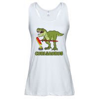 Curlsaurus Curler Dinosaur Sport Ladies Essential Flowy Tank