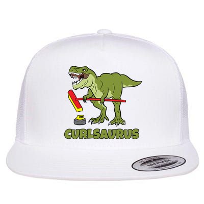 Curlsaurus Curler Dinosaur Sport Flatbill Hat