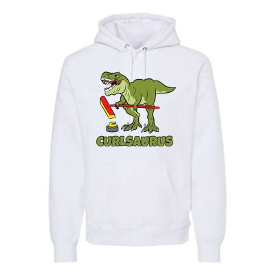 Curlsaurus Curler Dinosaur Sport Premium Hoodie