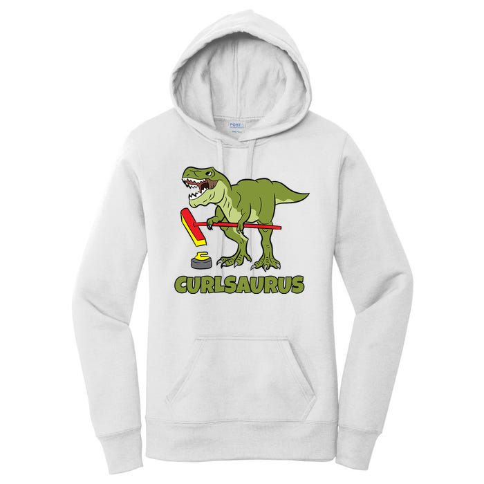 Curlsaurus Curler Dinosaur Sport Women's Pullover Hoodie