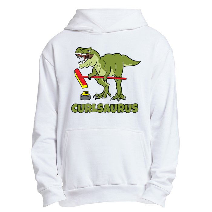 Curlsaurus Curler Dinosaur Sport Urban Pullover Hoodie