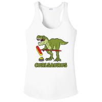 Curlsaurus Curler Dinosaur Sport Ladies PosiCharge Competitor Racerback Tank