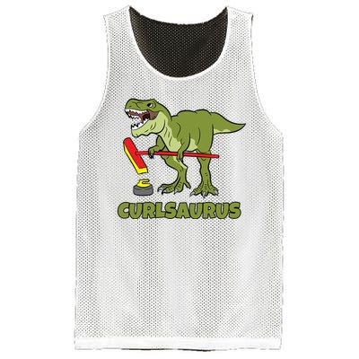 Curlsaurus Curler Dinosaur Sport Mesh Reversible Basketball Jersey Tank