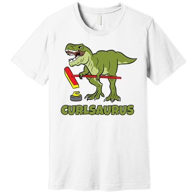 Curlsaurus Curler Dinosaur Sport Premium T-Shirt