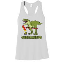 Curlsaurus Curler Dinosaur Sport Women's Racerback Tank