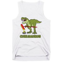 Curlsaurus Curler Dinosaur Sport Tank Top