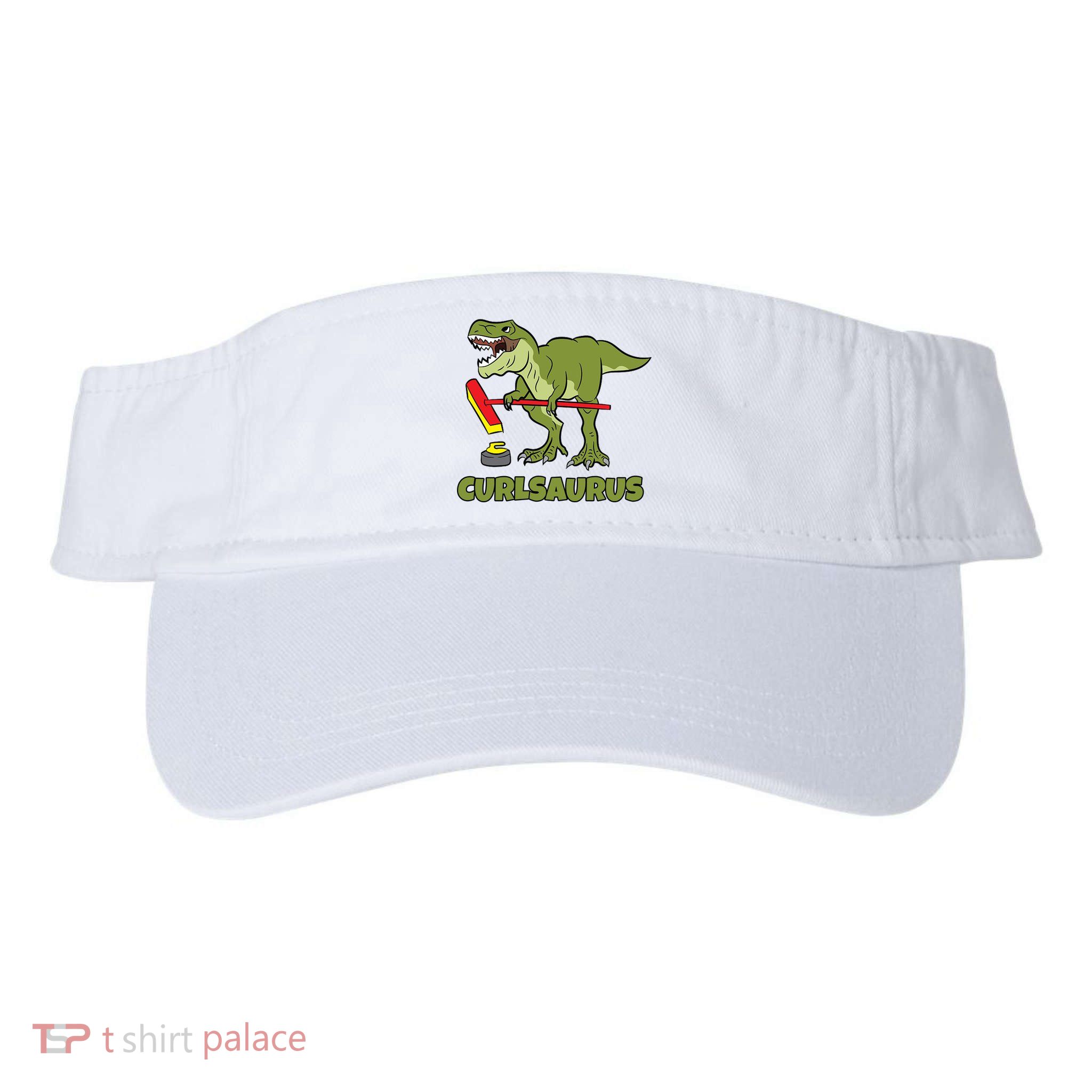 Curlsaurus Curler Dinosaur Sport Visor