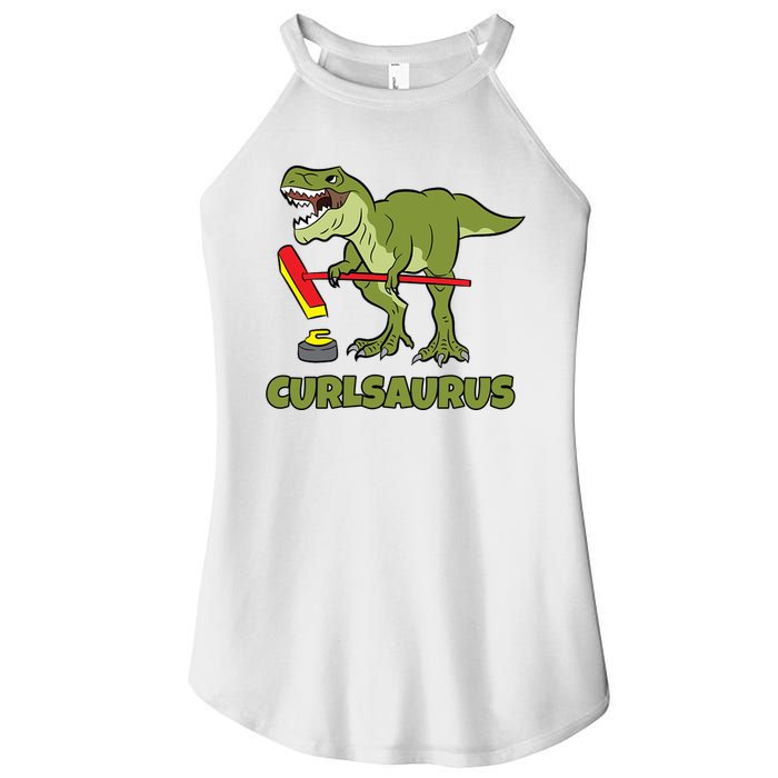 Curlsaurus Curler Dinosaur Sport Women's Perfect Tri Rocker Tank