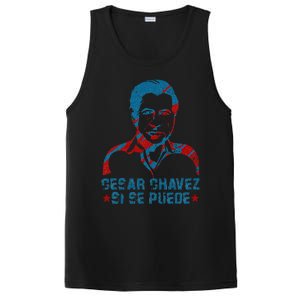 Cesar Chavez Day Support funny president PosiCharge Competitor Tank