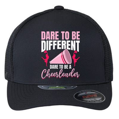 Cheerleader Cheerleading Dare to be different Flexfit Unipanel Trucker Cap