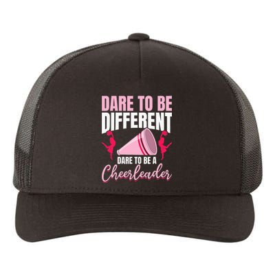 Cheerleader Cheerleading Dare to be different Yupoong Adult 5-Panel Trucker Hat