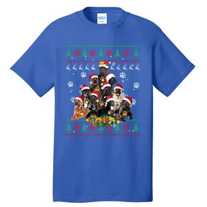 Cane Corso Dog Lover Gift Christmas Tree Ugly Sweater Xmas Gift Tall T-Shirt