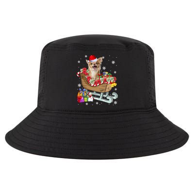 Cute Chihuahua Dog Christmas Santa Hat Xmas Puppy Lover Funny Gift Cool Comfort Performance Bucket Hat