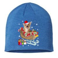 Cute Chihuahua Dog Christmas Santa Hat Xmas Puppy Lover Funny Gift Sustainable Beanie