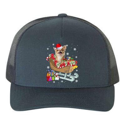 Cute Chihuahua Dog Christmas Santa Hat Xmas Puppy Lover Funny Gift Yupoong Adult 5-Panel Trucker Hat