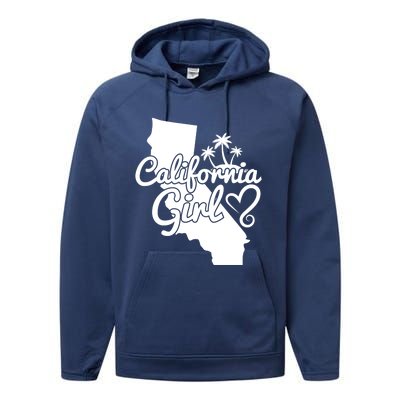 Cali California Dreaming Gift Performance Fleece Hoodie