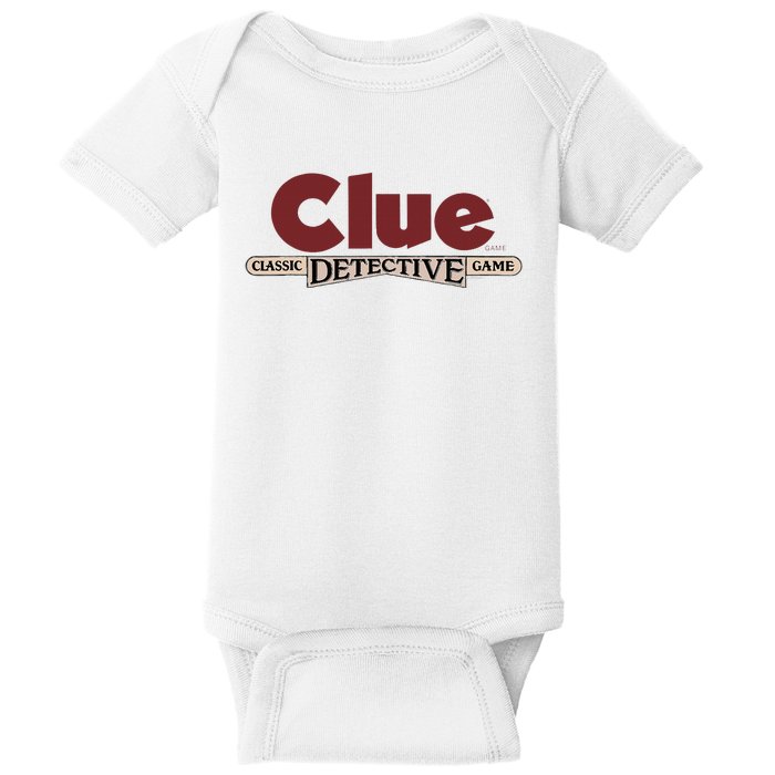 Clue Classic Detective Game Baby Bodysuit