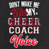 Cheerleading Coach Don't Make Me Use My Cheer Coach Voice 25L Jumbo Tote