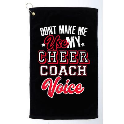 Cheerleading Coach Don't Make Me Use My Cheer Coach Voice Golf Towel