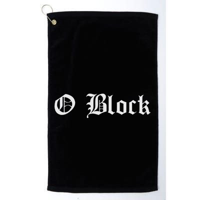 Chiraq Chicago Drill Music O Block Golf Towel