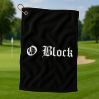 Chiraq Chicago Drill Music O Block Golf Towel