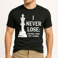 Classic Chess Design Gift I Never Lose I Either Win Or Learn Gift Performance Shirt