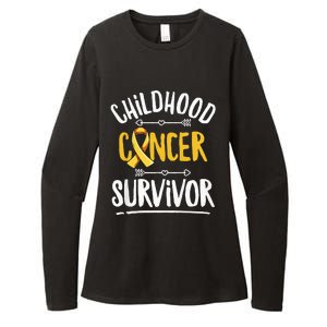 Childhood Cancer Design For A Childhood Cancer Survivor Womens CVC Long Sleeve Shirt