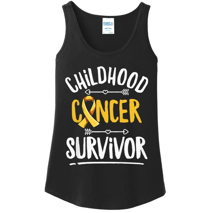 Childhood Cancer Design For A Childhood Cancer Survivor Ladies Essential Tank