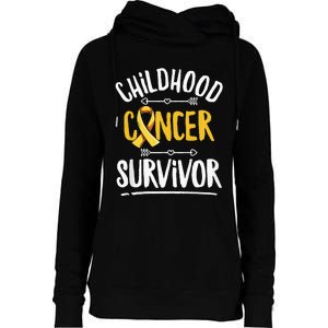 Childhood Cancer Design For A Childhood Cancer Survivor Womens Funnel Neck Pullover Hood