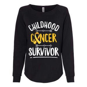 Childhood Cancer Design For A Childhood Cancer Survivor Womens California Wash Sweatshirt