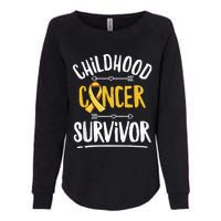 Childhood Cancer Design For A Childhood Cancer Survivor Womens California Wash Sweatshirt