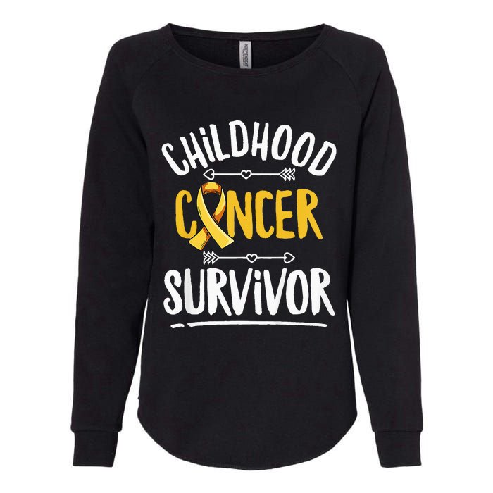 Childhood Cancer Design For A Childhood Cancer Survivor Womens California Wash Sweatshirt