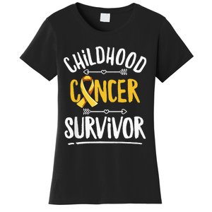 Childhood Cancer Design For A Childhood Cancer Survivor Women's T-Shirt