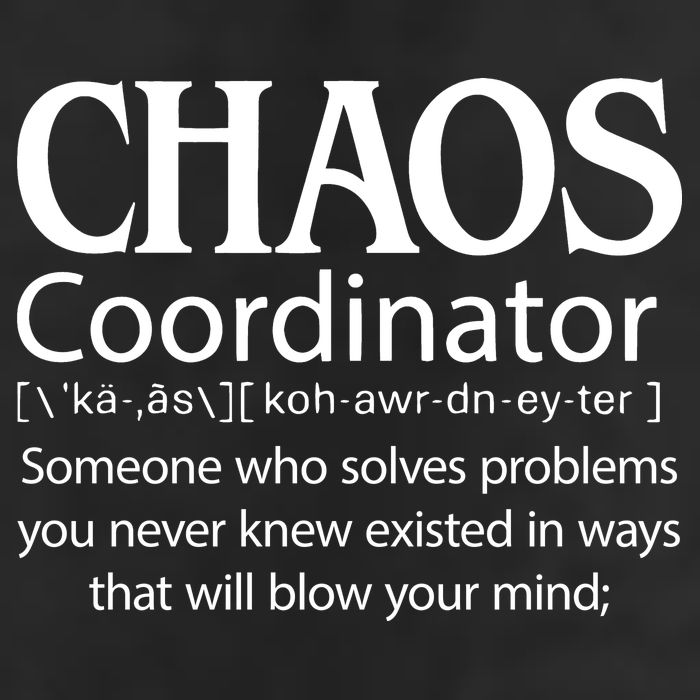 Chaos Coordinator Definition Garment-Dyed Fleece Hoodie