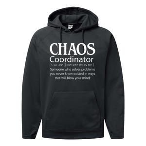 Chaos Coordinator Definition Performance Fleece Hoodie