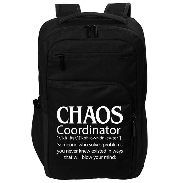 Chaos Coordinator Definition Impact Tech Backpack
