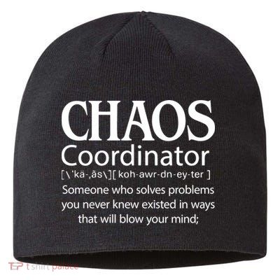 Chaos Coordinator Definition Sustainable Beanie