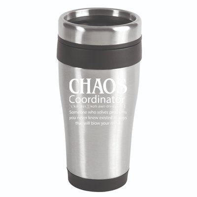 Chaos Coordinator Definition 16oz Travel Tumbler