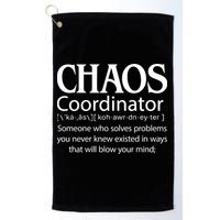 Chaos Coordinator Definition Golf Towel