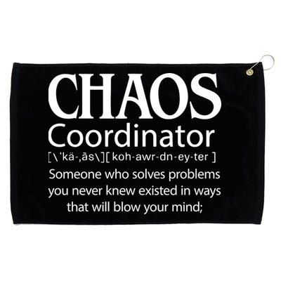 Chaos Coordinator Definition Grommeted Golf Towel