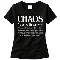 Chaos Coordinator Definition Womens T-Shirt